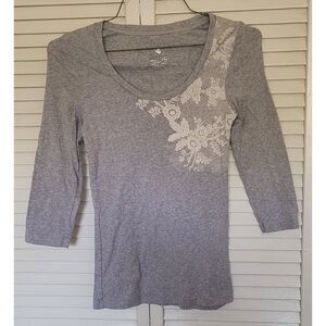 Long Sleeve Sweater Warm Comfortable Round Neck Wide Neck Top by Aerie Medium